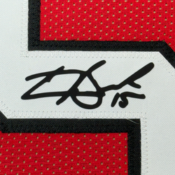 Framed Facsimile Autographed Carson Beck 35x39 Georgia Red Reprint Laser Auto College Football Jersey (ONLINE ORDER ONLY)
