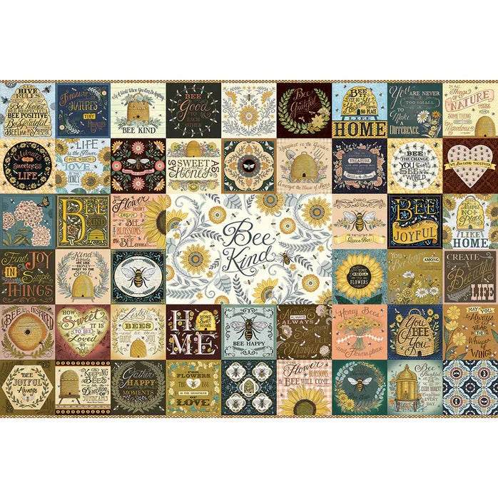 Bee Kind 2000 Piece Jigsaw Puzzle Cobble Hill (ONLINE ORDER ONLY)