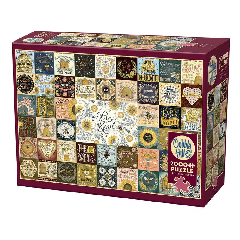 Bee Kind 2000 Piece Jigsaw Puzzle Cobble Hill (ONLINE ORDER ONLY)