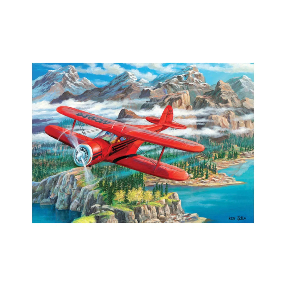 Beechcraft Staggerwing 500 Piece Jigsaw Puzzle Cobble Hill (ONLINE ORDER ONLY)