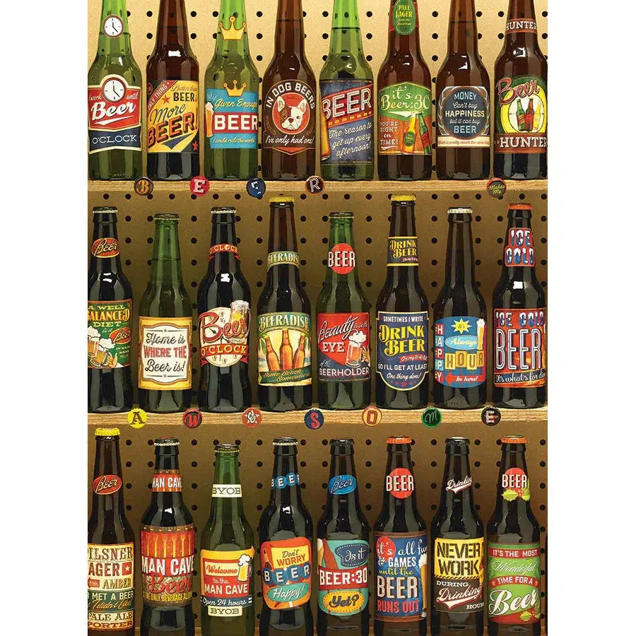 Beer Collection 1000 Piece Jigsaw Puzzle Cobble Hill (ONLINE ORDER ONLY)