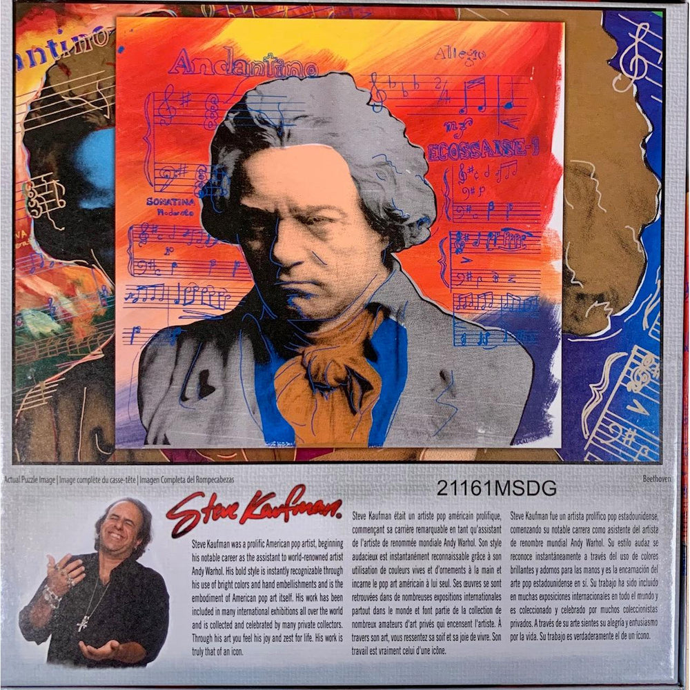 Beethoven by Steve Kaufman 1000 Piece Jigsaw Puzzle Sure Lox (ONLINE ORDER ONLY)