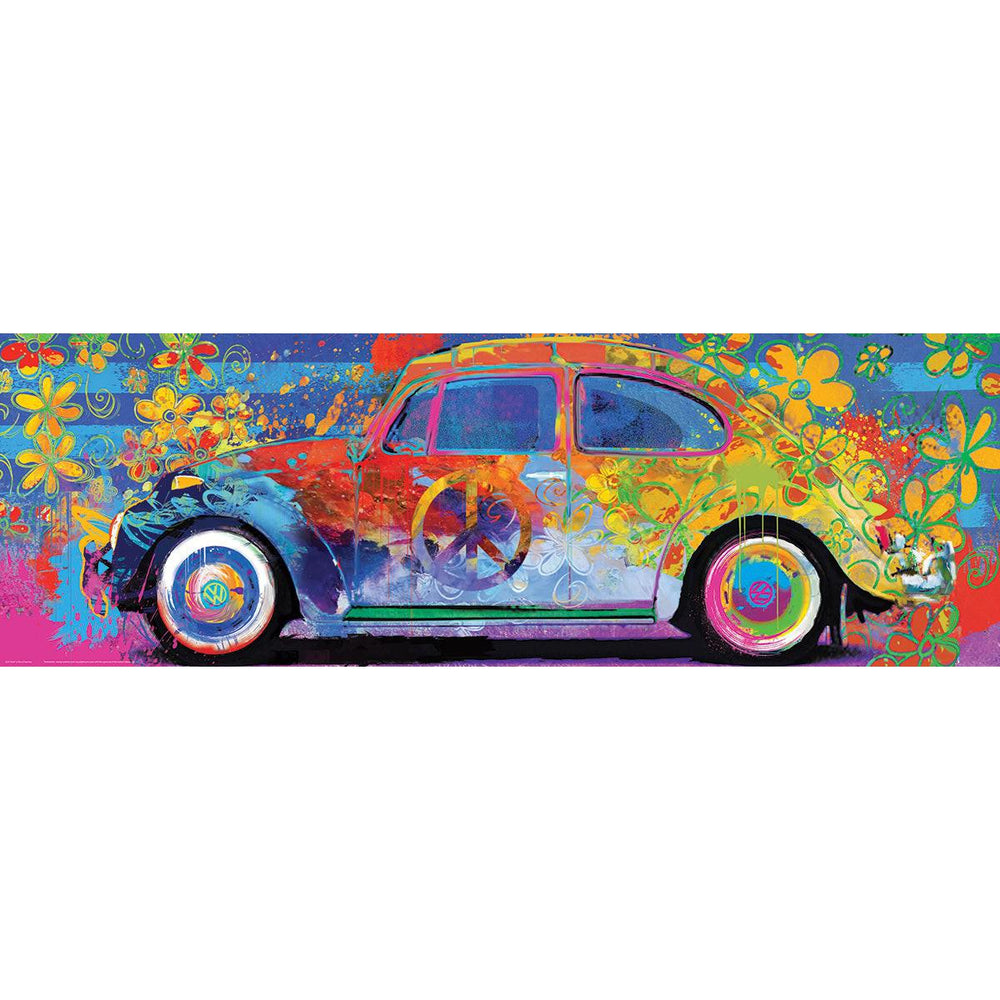 Beetle Splash Bus 1000 Piece Panoramic Jigsaw Puzzle Eurographics (ONLINE ORDER ONLY)