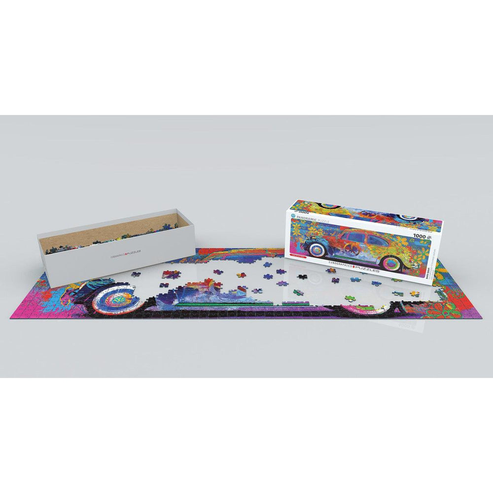 Beetle Splash Bus 1000 Piece Panoramic Jigsaw Puzzle Eurographics (ONLINE ORDER ONLY)
