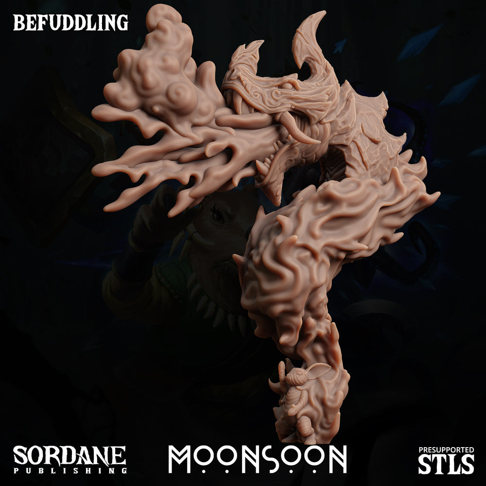 3D Printed Sordane Publishing Befuddling Moonsoon 28 32mm D&D (Online Only)