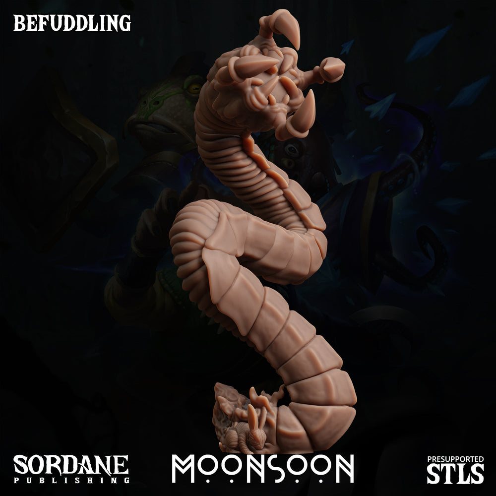 3D Printed Sordane Publishing Befuddling Moonsoon 28 32mm D&D (Online Only)