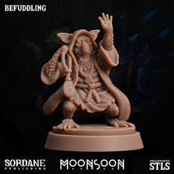3D Printed Sordane Publishing Befuddling Moonsoon 28 32mm D&D (Online Only)