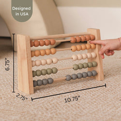 Neutral Wooden Abacus (ONLINE ORDER ONLY)