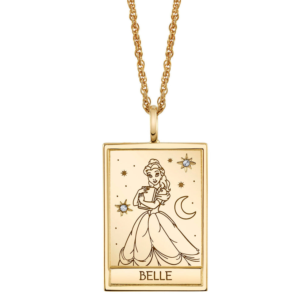 Disney X RockLove BEAUTY AND THE BEAST Belle Tablet Necklace (ONLINE ORDER ONLY)