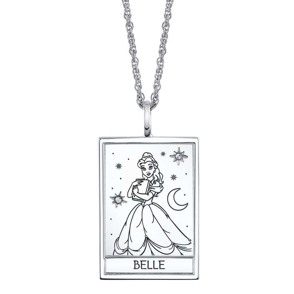 Disney X RockLove BEAUTY AND THE BEAST Belle Tablet Necklace (ONLINE ORDER ONLY)