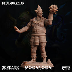 3D Printed Sordane Publishing Belu Guardian Moonsoon 28 32mm D&D (Online Only)
