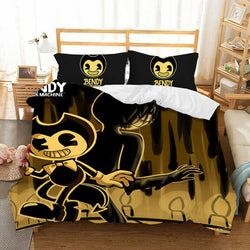 Bendy And The Ink Machine Bedding Set Quilt Cover Without Filler (Online Order Only)