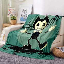 Bendy And The Ink Machine Blanket Flannel Throw Room Decoration (Online Order Only)