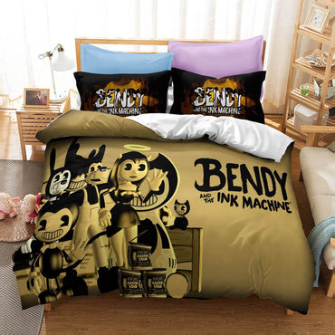 Bendy And The Ink Machine Bedding Set Duvet Covers (Online Order Only)