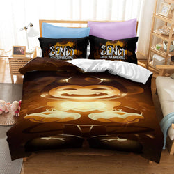Bendy And The Ink Machine Cosplay Bedding Set Quilt Cover Without Filler (Online Order Only)
