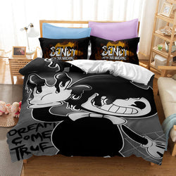 Bendy And The Ink Machine Cosplay Bedding Set Quilt Cover Without Filler (Online Order Only)