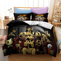 Bendy And The Ink Machine Cosplay Bedding Set Quilt Cover Without Filler (Online Order Only)