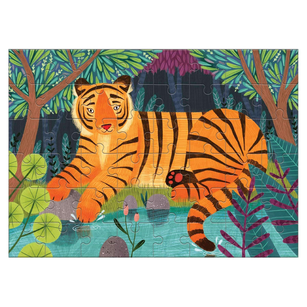 Bengal Tiger 48 Piece Mini Jigsaw Puzzle Mudpuppy (ONLINE ORDER ONLY)