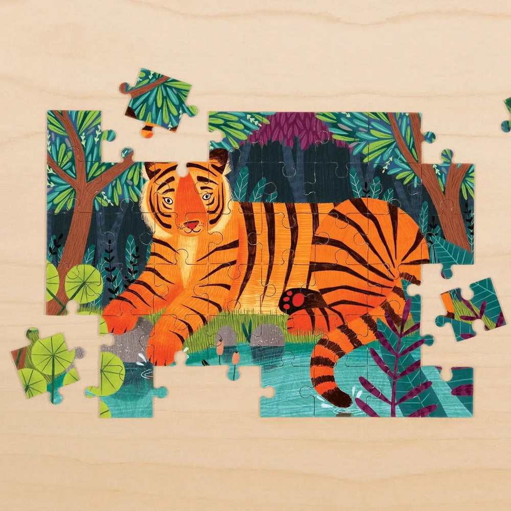 Bengal Tiger 48 Piece Mini Jigsaw Puzzle Mudpuppy (ONLINE ORDER ONLY)