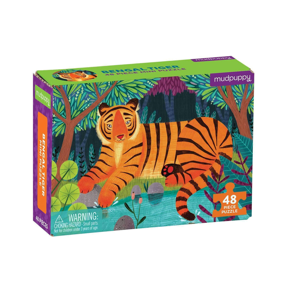 Bengal Tiger 48 Piece Mini Jigsaw Puzzle Mudpuppy (ONLINE ORDER ONLY)