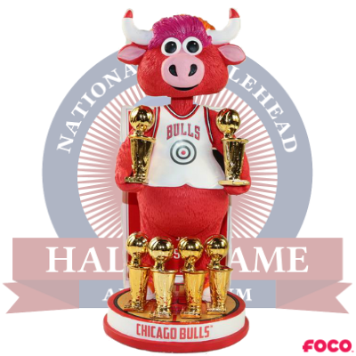Benny the Bull Chicago Bulls Mascot 6-Time NBA Champions Bobblehead (ONLINE ORDER ONLY)
