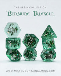Bermuda Triangle Resin Dice Set (ONLINE ORDER ONLY)