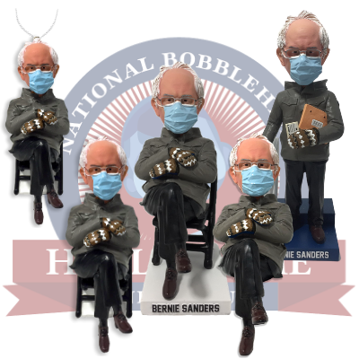 Bernie Sanders Inauguration Day Special Edition Bobbleheads (ONLINE ORDER ONLY)