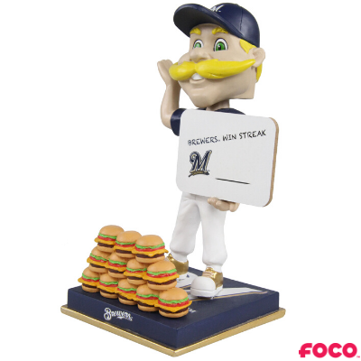 Bernie Brewer Milwaukee Brewers Mascot Win Streak Bobblehead (ONLINE ORDER ONLY)