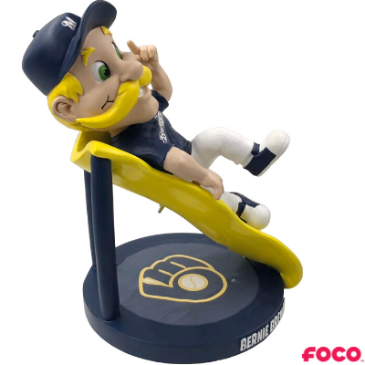Bernie Brewer Milwaukee Brewers Mascot Slide Bobblehead (ONLINE ORDER ONLY)