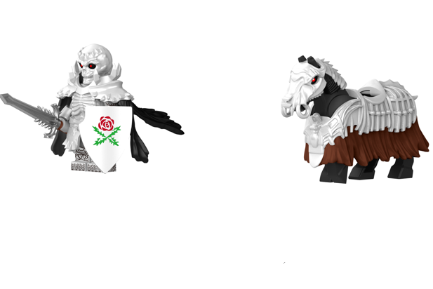 Berserk Series Ghost Skeleton Knight Guts Minifigure – Cursed Warrior Armor (ONLINE ORDER ONLY)