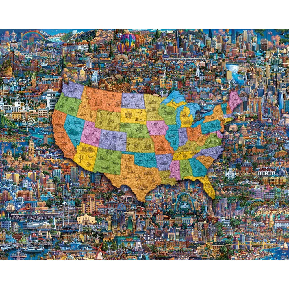 Best of America 500 Piece Jigsaw Puzzle Dowdle (ONLINE ORDER ONLY)