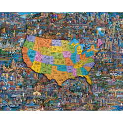 Best of America 500 Piece Jigsaw Puzzle Dowdle (ONLINE ORDER ONLY)