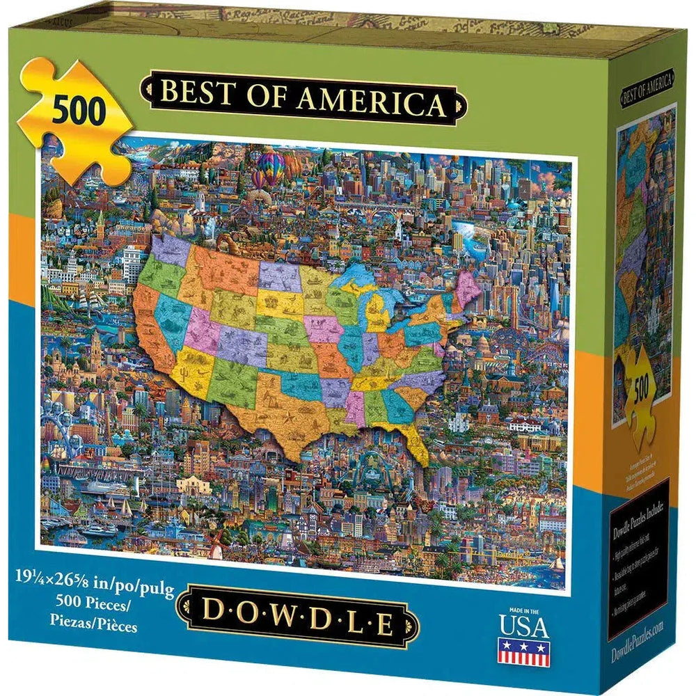 Best of America 500 Piece Jigsaw Puzzle Dowdle (ONLINE ORDER ONLY)