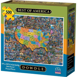 Best of America 500 Piece Jigsaw Puzzle Dowdle (ONLINE ORDER ONLY)