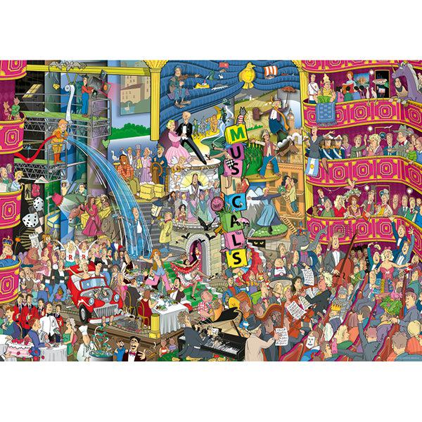 Best of Musicals 1000 Piece Jigsaw Puzzle Heye (ONLINE ORDER ONLY)