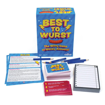 Best to Wurst - The Witty Game of Wacky Answers - Outset (ONLINE ORDER ONLY)