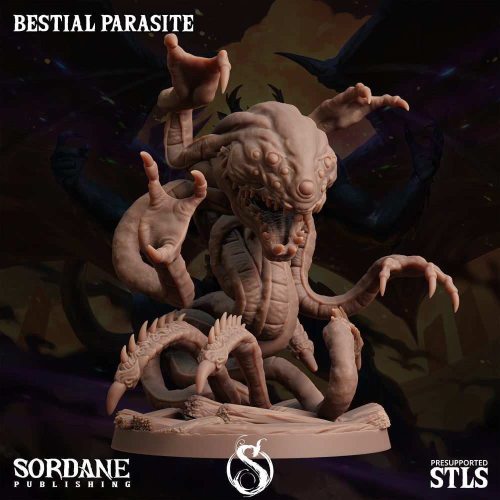 3D Printed Sordane Publishing Bestial Parasite Monster Mayhem II 28 32mm D&D (Online Only)