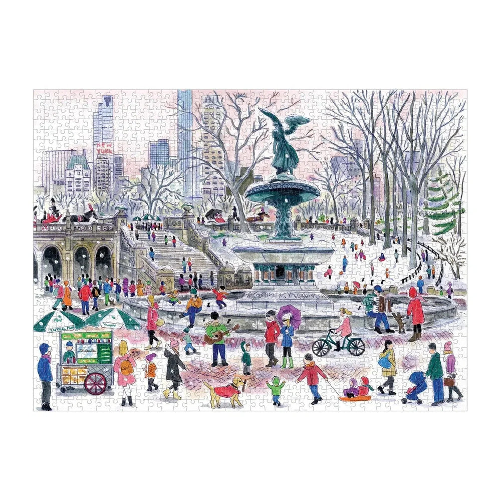 Bethesda Fountain 1000 Piece Jigsaw Puzzle Galison (ONLINE ORDER ONLY)