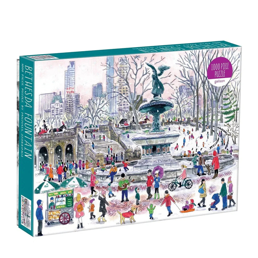 Bethesda Fountain 1000 Piece Jigsaw Puzzle Galison (ONLINE ORDER ONLY)