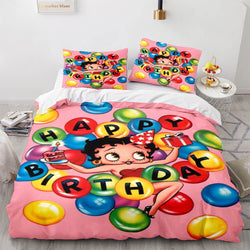 Betty Boop Bedding Set Duvet Cover Bed Sets (Online Order Only)