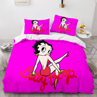 Betty Boop Cosplay Bedding Sets Quilt Covers Without Filler (Online Order Only)
