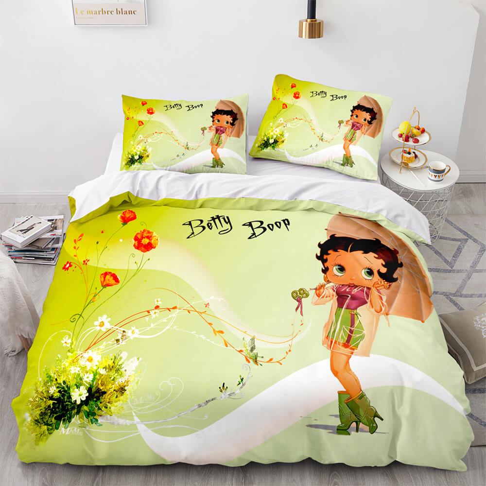 Betty Boop Bedding Set Duvet Cover Bed Sets (Online Order Only)