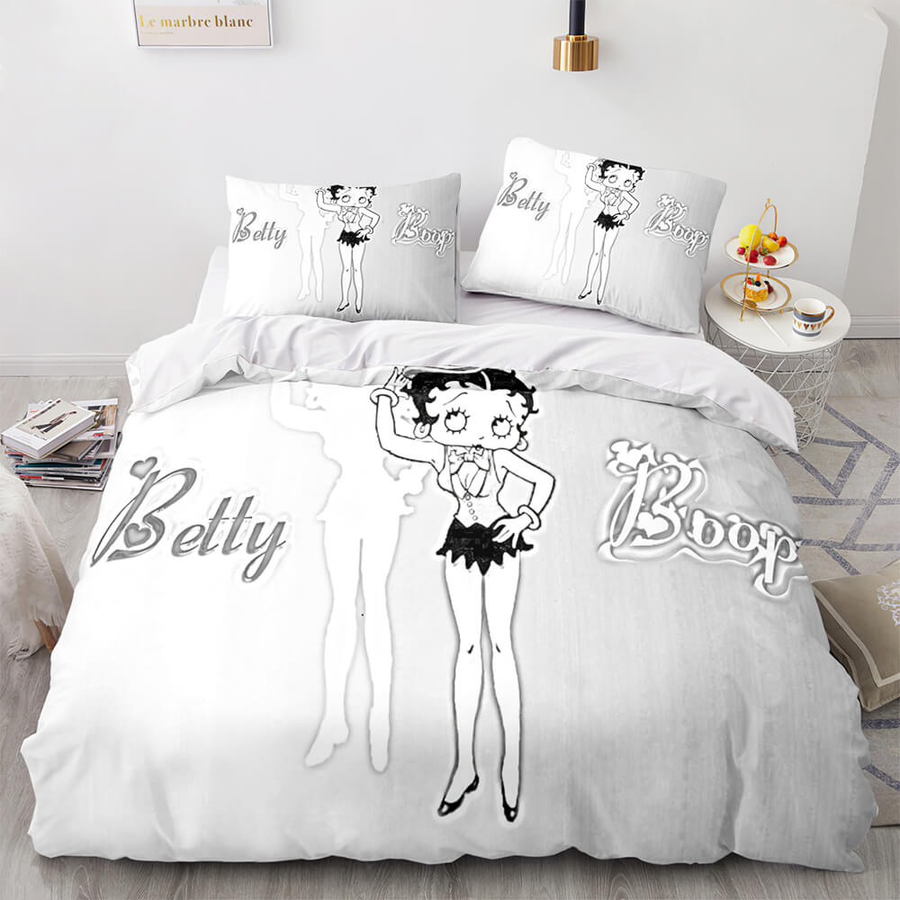 Betty Boop Cosplay Bedding Sets Quilt Covers Without Filler (Online Order Only)