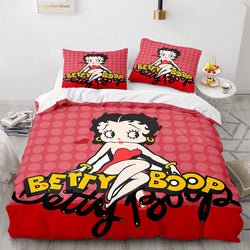 Betty Boop Cosplay Bedding Sets Quilt Covers Without Filler (Online Order Only)