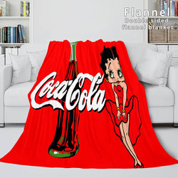 Betty Boop Flannel Fleece Blanket (Online Order Only)