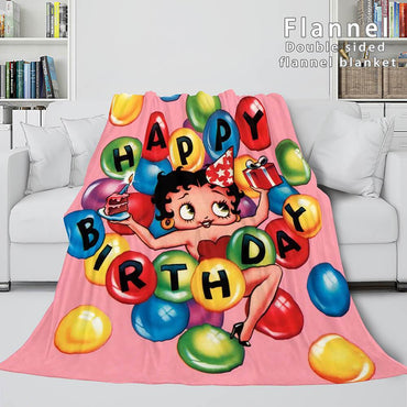 Betty Boop Flannel Fleece Blanket (Online Order Only)