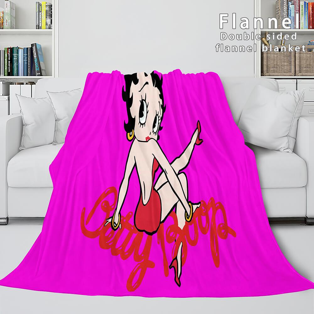 Betty Boop Flannel Fleece Blanket (Online Order Only)
