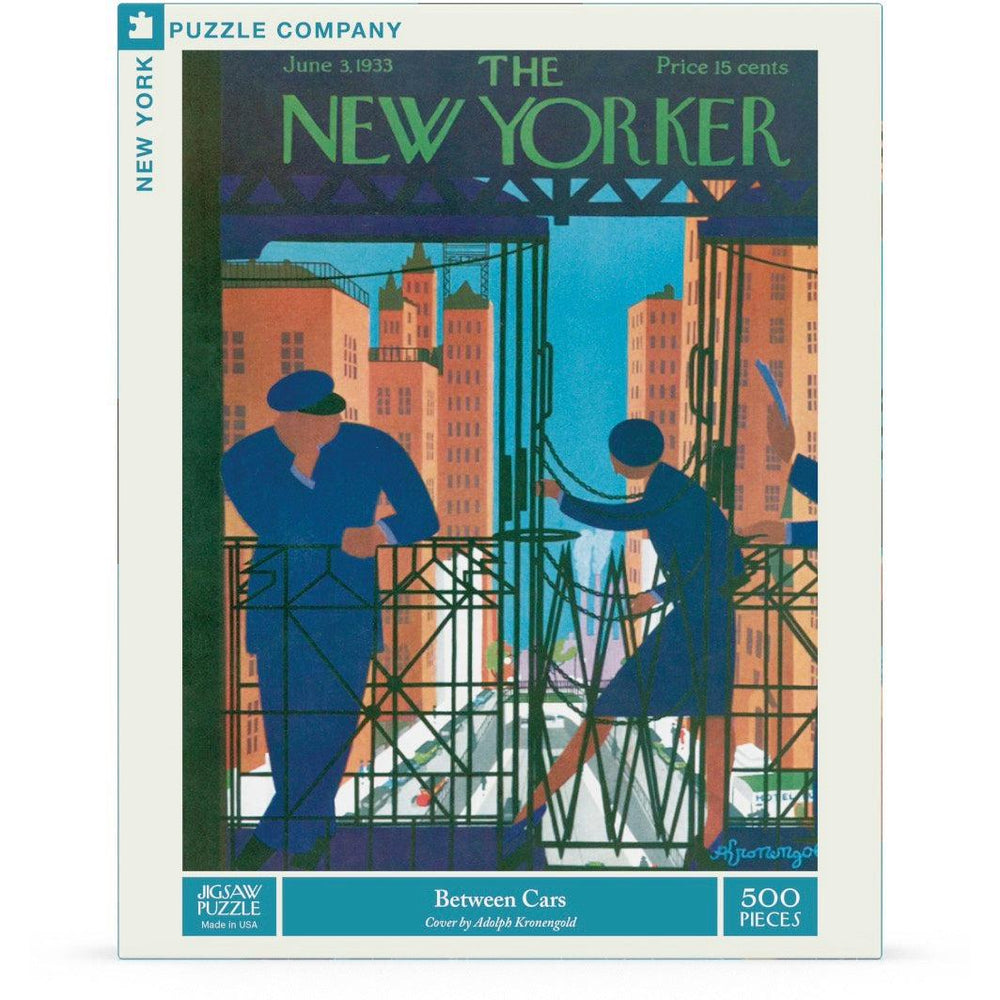 Between Cars The New Yorker 500 Piece Jigsaw Puzzle NYPC