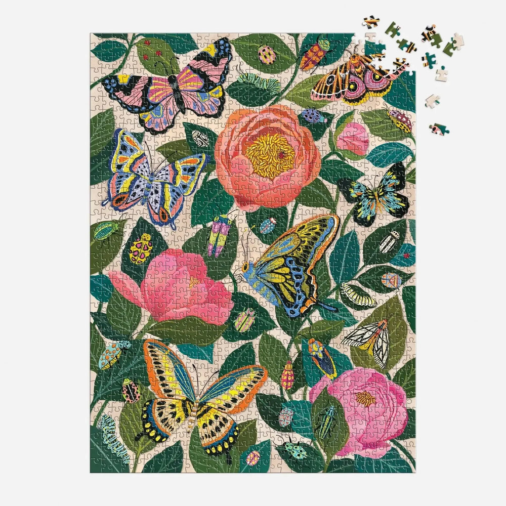 Between the Blooms 1000 Piece Jigsaw Puzzle Galison