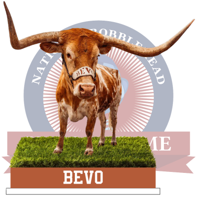 Bevo Texas Longhorns Live Mascot Bobblehead (Presale) (ONLINE ORDER ONLY)